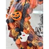 Világítós szellemház Halloween ajtódísz