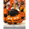 Halloween tökfejek ajtódísz
