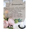 Édesanyám talpas szív anyák napi ajándék 