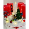 Karácsonyfa díszítés adventi asztaldísz