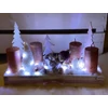 Rosegold adventi asztaldísz
