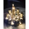 Pezsgő Diótörő adventi asztaldísz