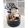 Világítós szellemes halloweeni őszi asztaldísz