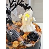Világítós szellemes halloweeni őszi asztaldísz