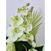 Zöld orchideás ballagási csokor